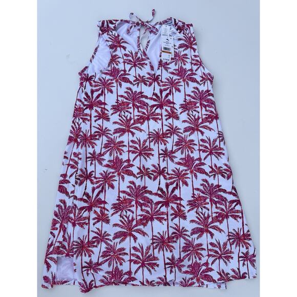 Tommy Bahama Island Cays split neck romper women size Small pink - Picture 2 of 3